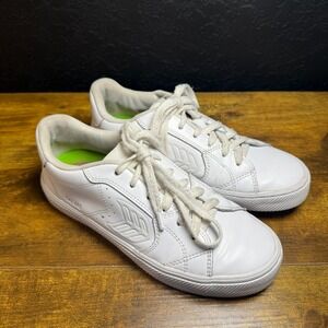 Cariuma Salvas White Leather Low Top Sneakers US W8 M6.5 Casual Shoes‎